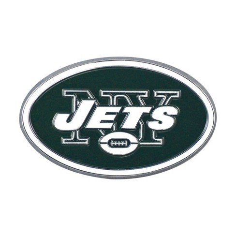 FANMATS NFL - New York Jets Chromed Metal 3D Emblem 21399 - The Home Depot