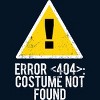 Men's Design By Humans Halloween Error 404 Costume Not Found Apparel By COVI Tank Top - 2 of 3