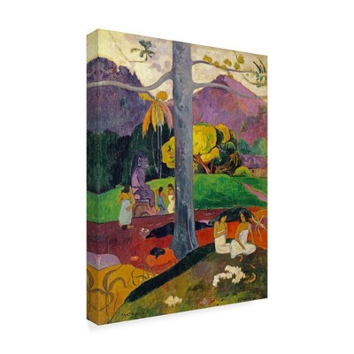 Trademark Fine Art -Paul Gauguin 'In Olden Times Mata Mua' Canvas Art