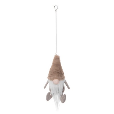 Gallerie II Taupe Gnome on Spring Ornament