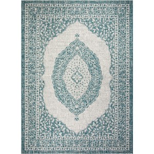 Courtyard CY8751 UV & Stain Resistant Non-Shedding Power Loomed Indoor/Outdoor Rugs - Safavieh - 1 of 4