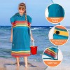SUN CUBE Lightweight Kids Towel Changing Swim Robe Surf Beach Towel, Quick Dry Microfiber Hooded for Boys Girls 3-12 Years - 2 of 4