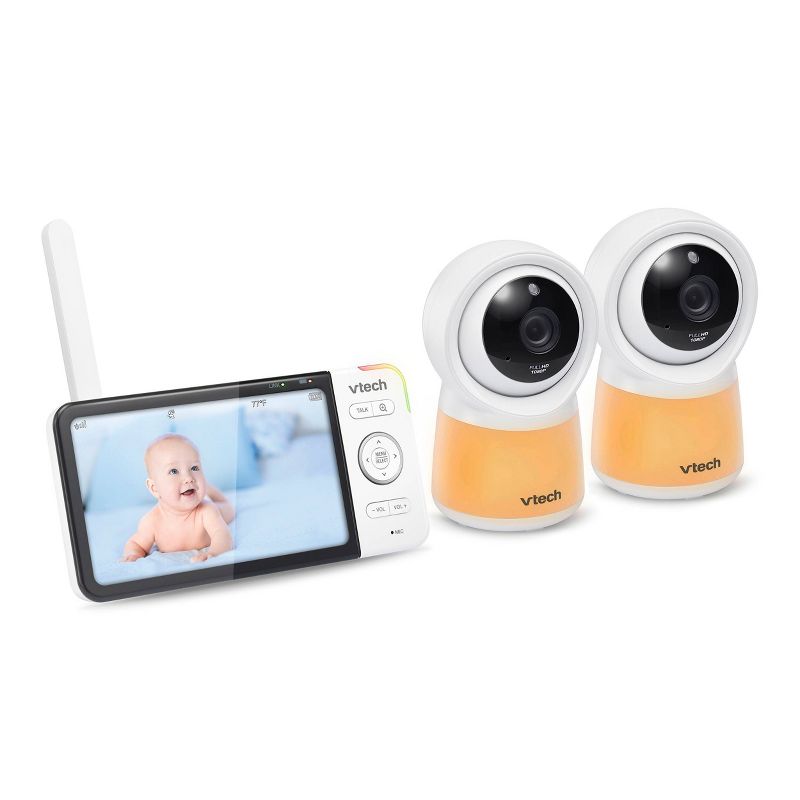 VTech Video Monitor with 2 fixed 5&#34; Smart Full HD Camera RM5754-2, 4 of 12