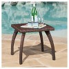 Honolulu Wicker Patio Outdoor Table - Christopher Knight Home - image 4 of 4