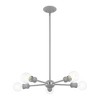 Livex Lighting Lansdale 5 - Light Chandelier in  Nordic Gray - 3 of 4