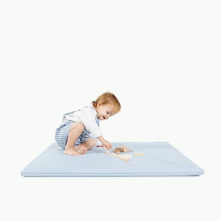 Gathre Padded Baby Playmat - Light Blue, 4 of 4