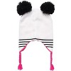 Girls Critter Panda Winter Hat and 2 Pair Gloves or Mittens (Toddler/Little Girls) - 3 of 4