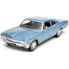 1965 Chevrolet Impala SS 396 Light Blue 1/24 Diecast Model Car by Welly - 2 of 3