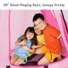Infans 40" Kids Hanging Chair Swing Tent Set Hammock Nest Pod Seat Pink - 4 of 4