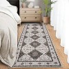 Machine Washable Vintage Rug – Soft Low Pile, Non-Slip, Stain-Resistant, Non-Shedding Carpet for Living Room, Bedroom - 3 of 4