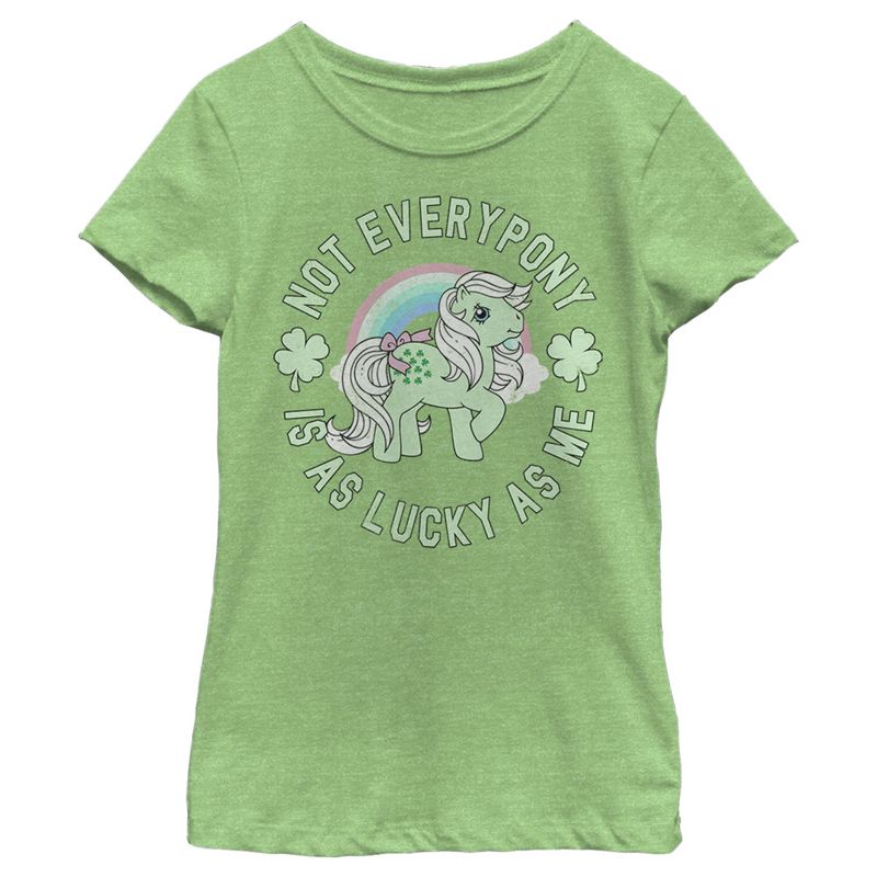 Girl's My Little Pony St. Patrick's Minty Lucky As Me T-Shirt, 1 of 4