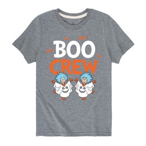 Boys' - Dr. Seuss - Boo Crew Thing 1 and 2 Short Sleeve Graphic T-Shirt - 1 of 4