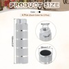 Unique Bargains Aluminum Alloy Anti-Skid BMX Mountain Dirt Cycling Fit 3/8 Inch Axles Rear Stunt Bike Pegs 4 Pcs - 2 of 3