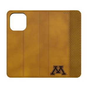 Keyscaper University of Minnesota Golden Gophers Burn Folio Cell Phone Case for iPhone 15 Plus - 1 of 4