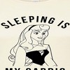 Women's - Disney Princess - Aurora Sleeping Is My Cardio Fitted Graphic T-Shirt - 2 of 3