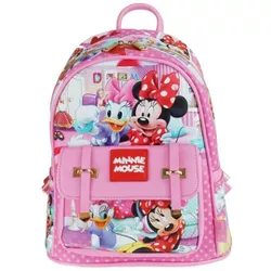 Minnie Mouse Vegan Leather Mini Backpack 11"