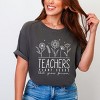 Simply Sage Market Teachers Plant Seeds That Grow Forever Garment Dyed Tee - XL - Pepper - 2 of 4