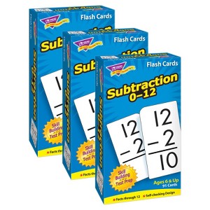 Trend Subtraction 0-12 Skill Drill Flash Cards, Pack of 3 - 1 of 1