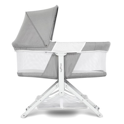 Image of Dream On Me JPMA Certified Insta Fold Bassinet and Cradle in Light Grey