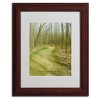 Trademark Fine Art -Kathie McCurdy 'Does This Path Have a Heart' Matted Framed - 3 of 3