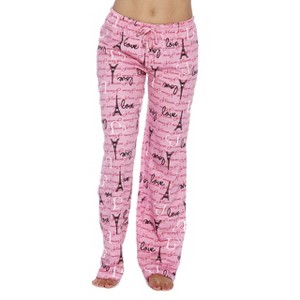 Just Love Womens Buffalo Plaid Knit Jersey Pajama Pants - 1 of 3
