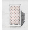 Bacati - Stars Orange Ikat Muslin 100 percent Cotton Universal Baby US Standard Crib or Toddler Bed Fitted Sheet - 3 of 4