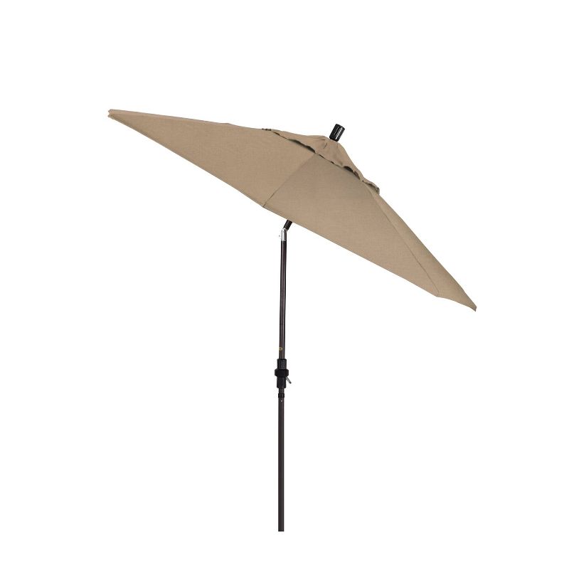 9' Aluminum Collar Tilt Crank Sunbrella Patio Umbrella - California Umbrella, 3 of 9