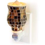 Dawhud Direct Radiant Sienna Mosaic Glass Wall Plug-in Fragrance Wax Warmer