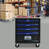 VYNXARIA 4-Drawer Multifunctional Tool Cart on Wheels,Efficient Storage for Garage & Workshop,Black - 3 of 4