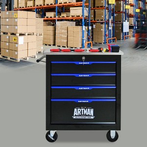 VASIP Movable Rolling Lockable Double with Door Locker and Layered Partition for Auto Repair,Hardware - 1 of 4