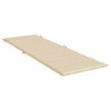 vidaXL Sun Lounger Cushion Beige 73.2"x22.8"x1.2" - 4 of 4