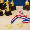 Juvale 12 Pack Swimming Medals with Ribbons for All Ages, Gold Medals for Awards, 2 Inch Diameter with 15 Inch Ribbon Loop - 2 of 4
