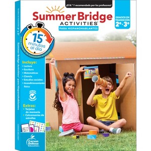 Summer Bridge Activities Spanish 2-3, Grades 2 - 3 - by  Summer Bridge Activities & Carson Dellosa Education (Paperback) - 1 of 1