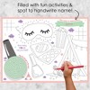 Big Dot of Happiness Pajama Slumber Party - Paper Girls Sleepover Birthday Party Coloring Sheets - Activity Placemats - Set of 16 - 2 of 4