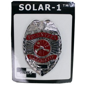 Silver/Red Volunteer Firefighter Badge (Nickel) by Solar 1 - 1 of 1