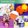 Unique Bargains Durable Soft Flexible Colorful Crepe Paper Variety of Colors 2 Pcs - 4 of 4