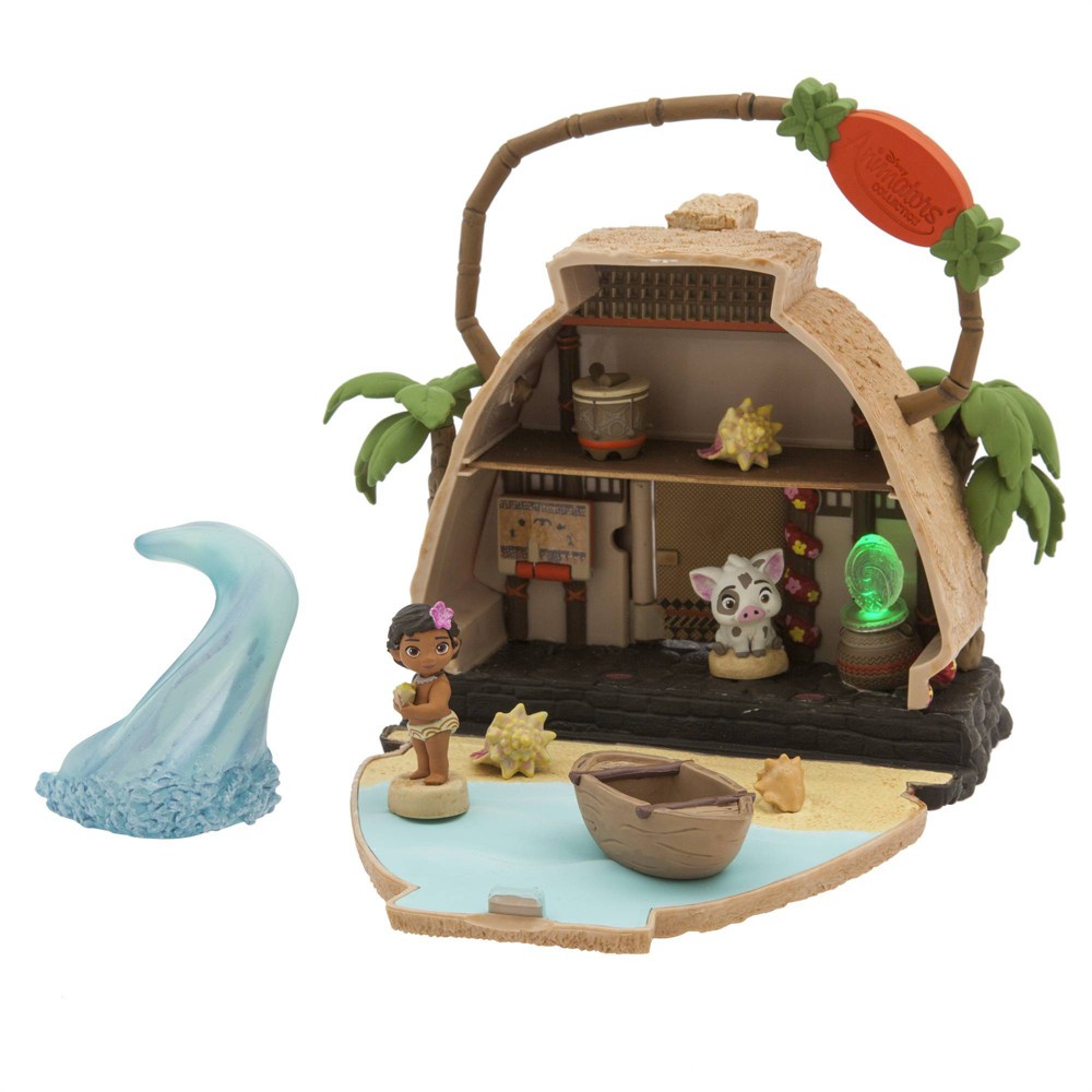 Photos - Doll Accessories Disney Animators' Collection Littles Moana Motunui Island Playset 