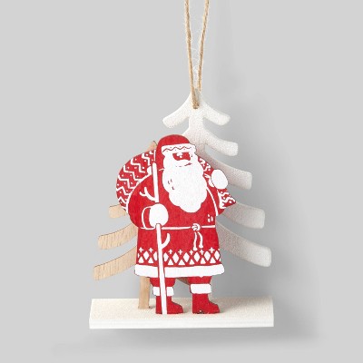 Cleveland Browns Pull String Wooden Nutcracker Ornament