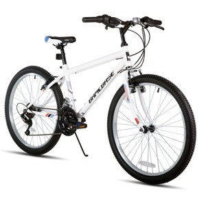 BAMCBASE 24" 26" Mountain Bike, 18 Speeds High-Carbon Steel Frame, Sport Cycling MTB Bicycle for Adult - 1 of 4