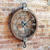 Melrose Open Industrial Wall Clock 22"D - 2 of 3