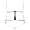 Emerald Full Motion Wall Mount for 23"-55" TVs, 77 lbs Capacity, Tilt & Swivel, Max VESA 400x400mm - 3 of 4