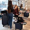 Byootique Rolling Makeup Train Case 3-Piece Cosmetic Organizer Kit - 3 of 4