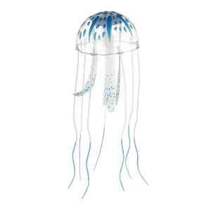 Unique Bargains w/ Suction Cup Aquarium Jellyfish Glow Decoration 2.3"x5.9" - 1 of 4
