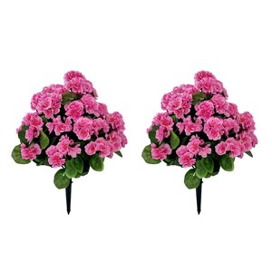 Artificial Crabapple Flower Tree - Floor-Standing Faux Tree for Home/Garden Decor - 1 of 2
