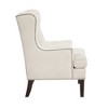 Upholstery Nailhead Trim Accent Chair with Foam Cushion, Attached Cushions and Removable Cover - 3 of 4