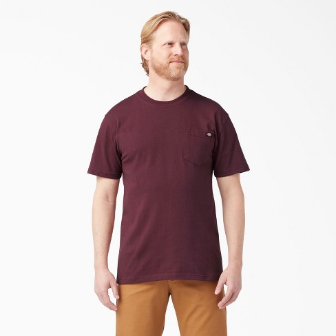 Dickies Heavyweight Short Sleeve Pocket T-Shirt, Burgundy (BY), S