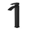 Black Tall Bathroom Faucet with Single Hole - 3 of 4