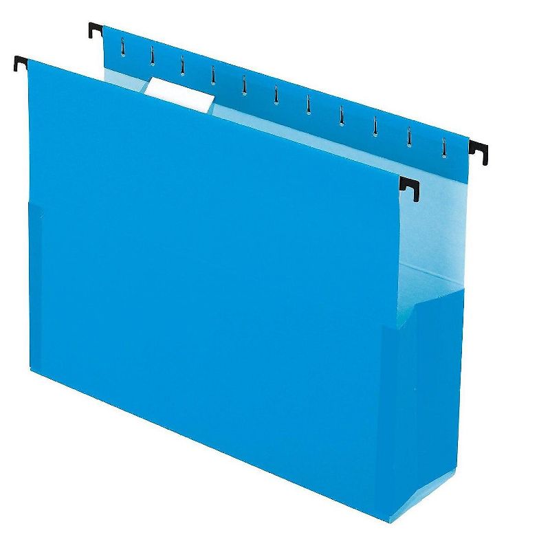 Pendaflex SureHook Reinforced Hanging Box Files 3" Exp with Sides Letter Blue 25/Box 59203, 2 of 3