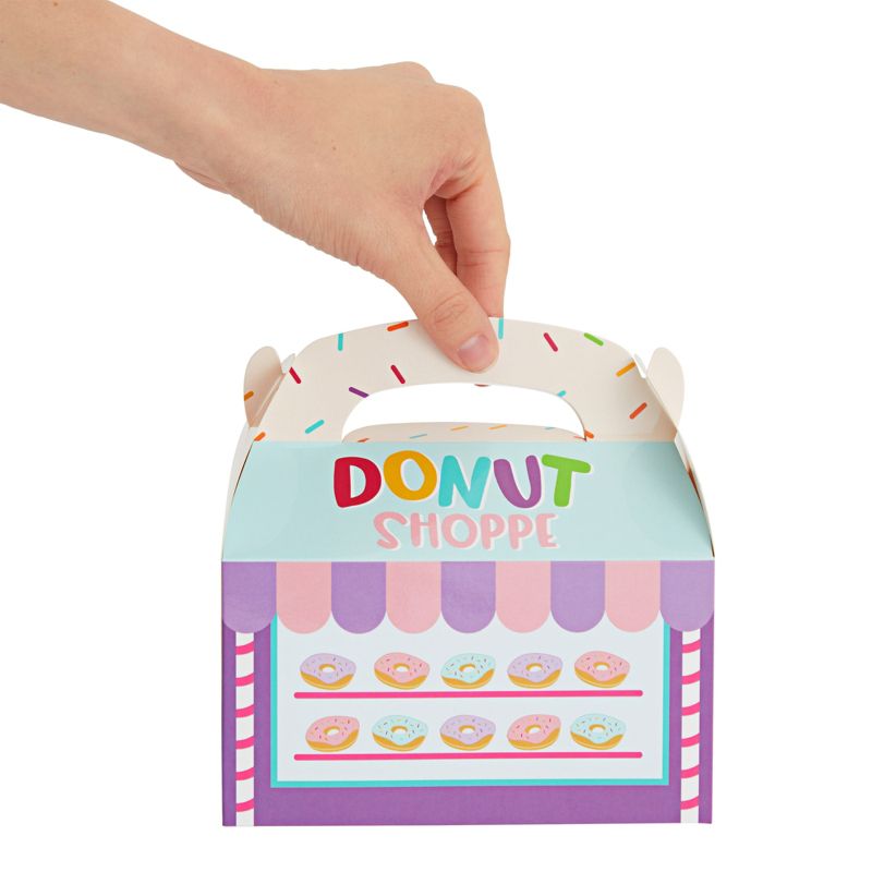 Blue Panda 24 Pack Donut Treat Boxes for Goodies, Donut Grow Up Birthday Party Supplies, 6 x 3.3 x 3.6 In, 3 of 9