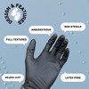 PSBM 1000 Nitrile 6mil Powder Free Gloves Black (Latex Vinyl Free) Large - 4 of 4